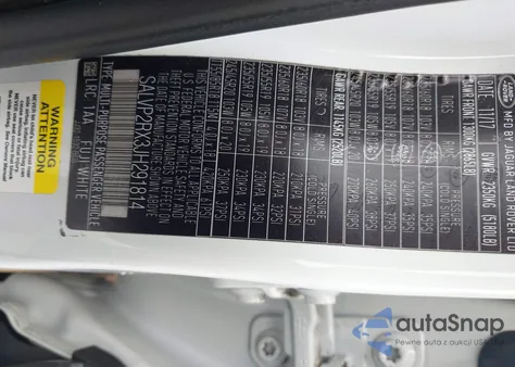 2018 Land Rover Range Rover Evoque Se/Se Premium from USA, damaged, VIN SALVP2RX3JH291814